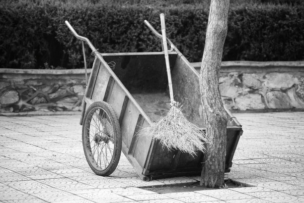 日坛公园的中国清扫设备图片下载