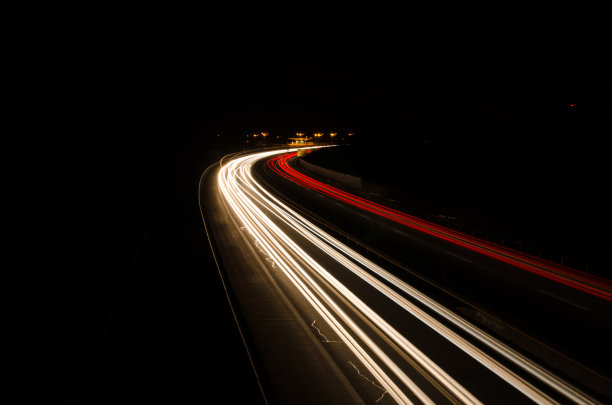 高速公路晚上图片下载