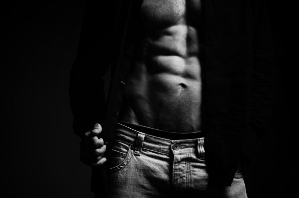 腹部肌肉图片下载