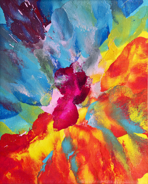 生动的五彩抽象艺术图片下载