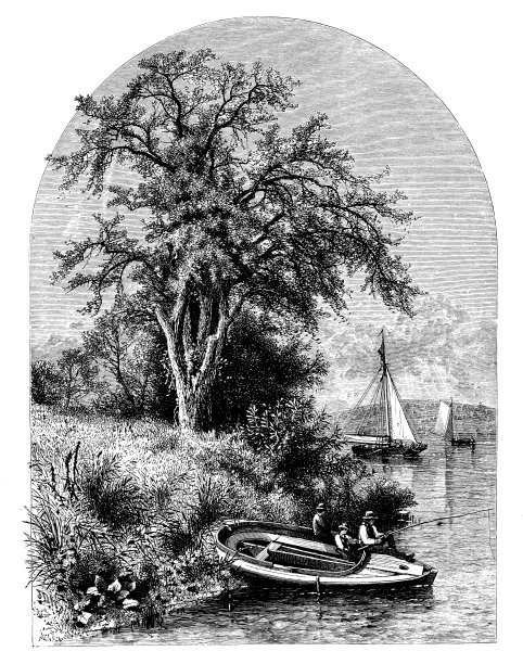 康涅狄格河谷，美国|美国历史插图图片下载