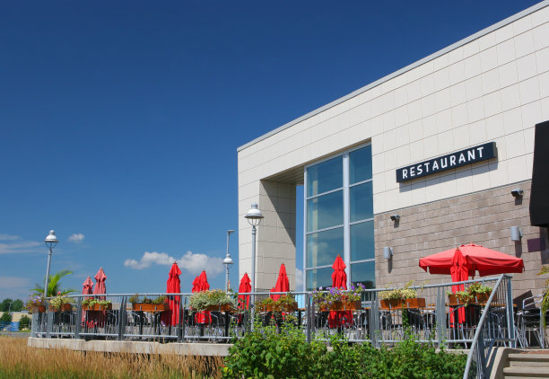 户外餐厅露台图片下载