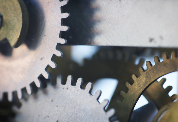 发条齿轮背景图片下载