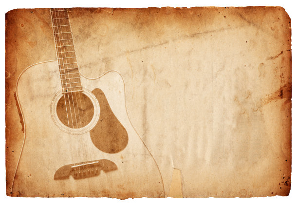 老式吉他纸XXXL图片下载