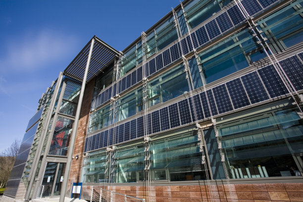 太阳能格子办公室。图片下载