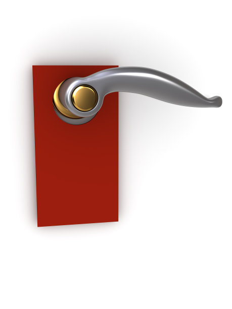 带有空白标签的门把手(适用于你的文本)图片下载