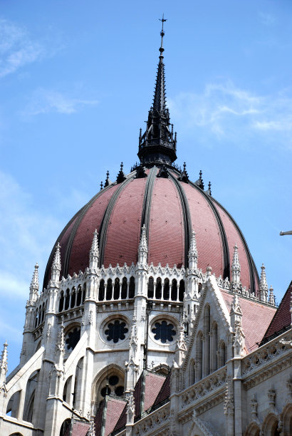 匈牙利议会大厦的圆顶图片下载