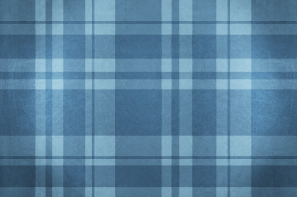 蓝色天鹅绒格子布桌布图片下载