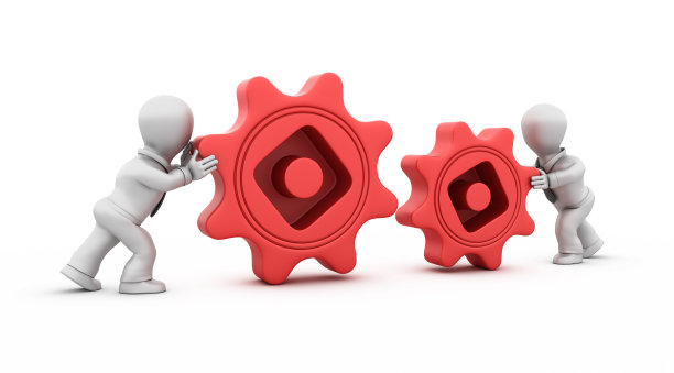 商人与齿轮图片下载