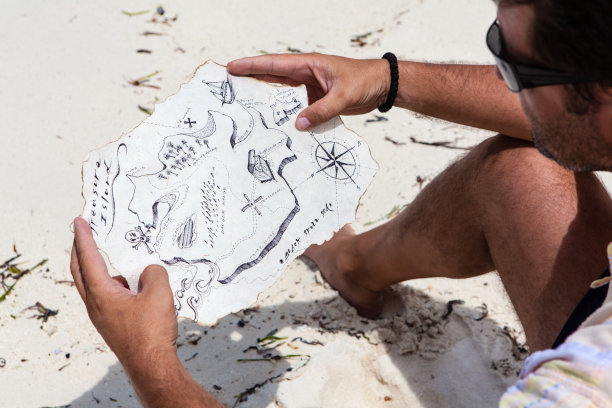 旧的藏宝图图片下载