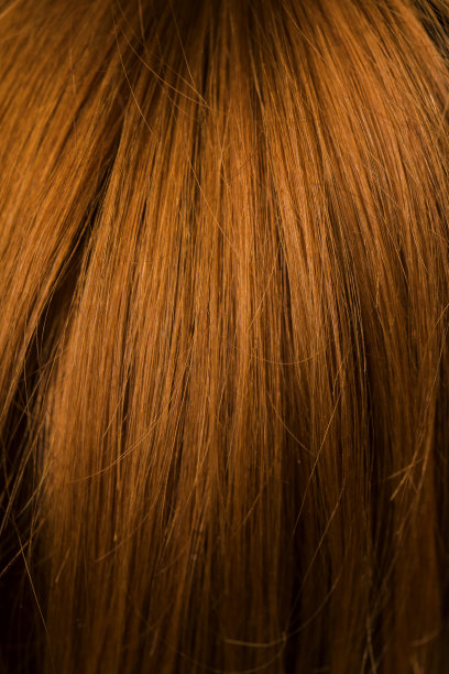 红色的头发图片下载