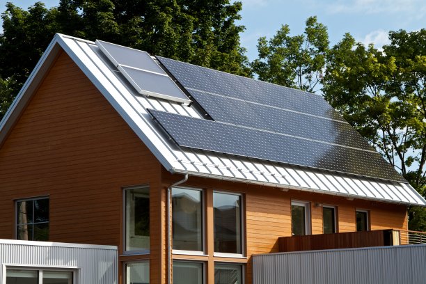 绿色的房子素材图片