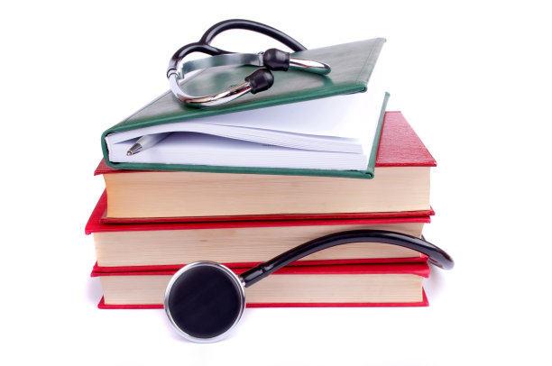 听诊器和书籍图片下载