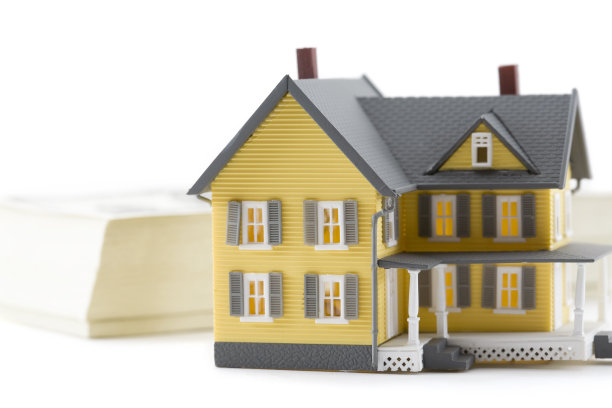 一堆账单的小房子图片下载