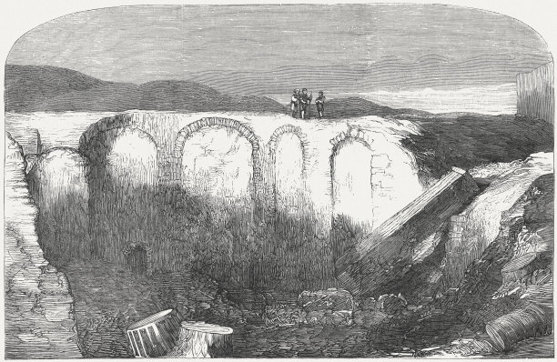 亚历山大古图书馆遗址挖掘现场图片下载