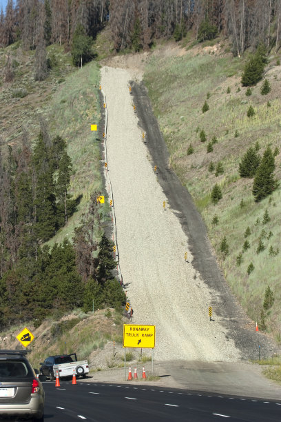 科罗拉多州失控的卡车坡道图片下载