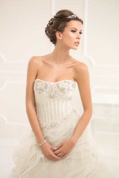 美丽的新娘。图片下载