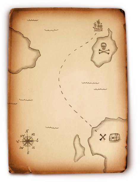 海盗藏宝图图片下载