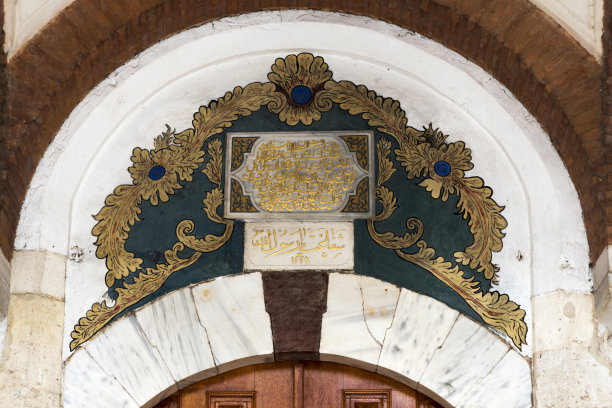 清真寺门的细节图片下载