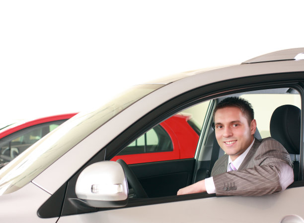 快乐的司机。图片下载