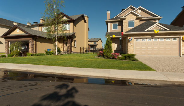 几乎没有全新的郊区住宅。图片下载