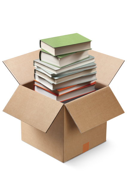 装书的纸板箱图片下载