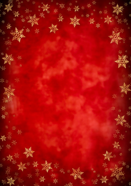 星光圣诞背景与金箔雪花图片下载