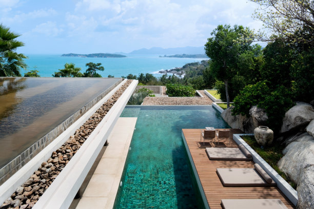 岛别墅庭院图片下载