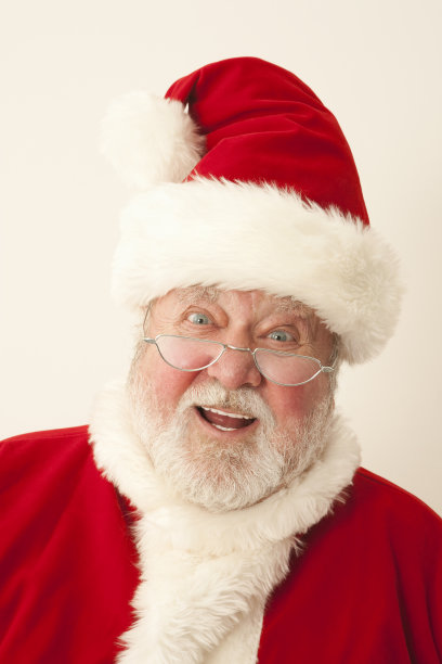 快乐微笑的圣诞老人图片下载