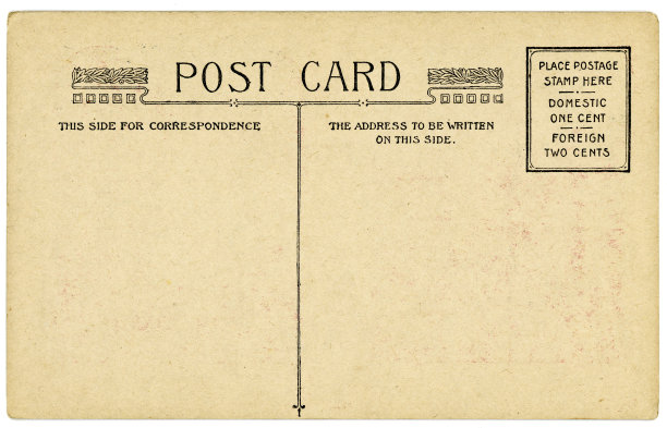 复古的背景图像的古董明信片图片下载