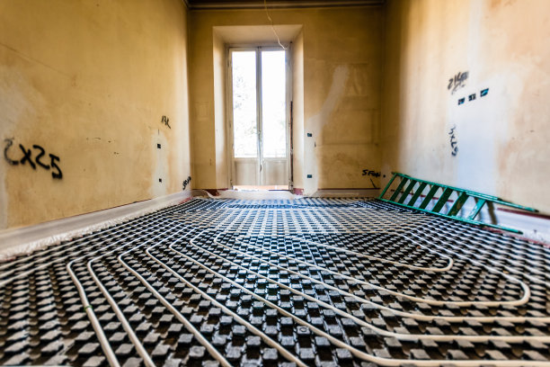 老房子翻新，地暖素材图片