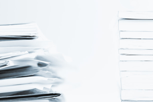 文书工作成堆的小册子文件文件图片下载