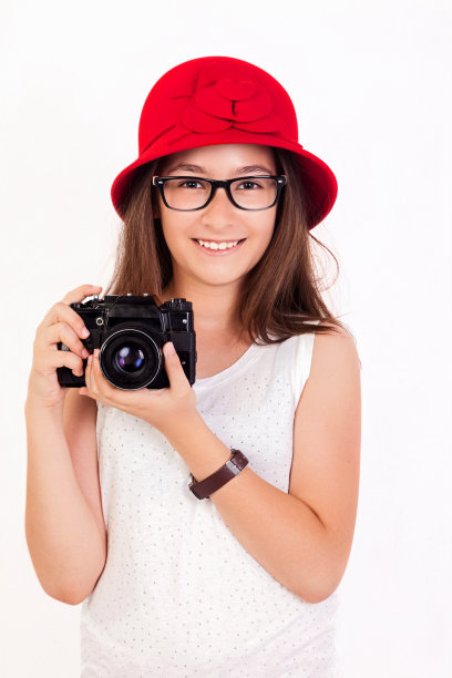 摄影师的女孩图片下载