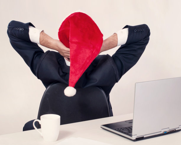 办公室圣诞假期图片下载