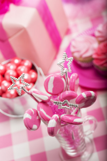 粉红公主生日派对图片下载