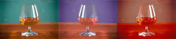 白兰地的颜色排列图片下载