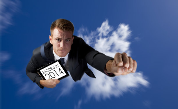 期待来年成功的商人图片下载