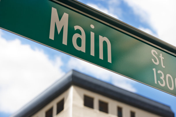 主要街道标志图片下载