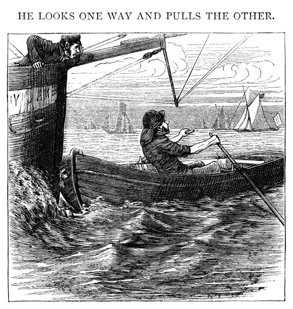 他看着一边，拉着另一边图片下载