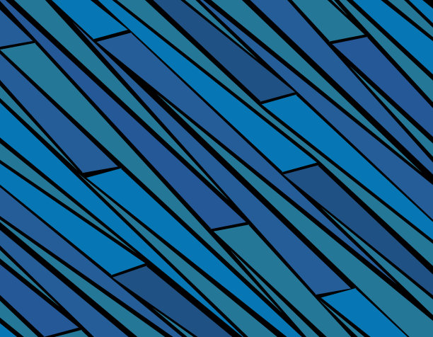 蓝色的斑马条纹图片下载