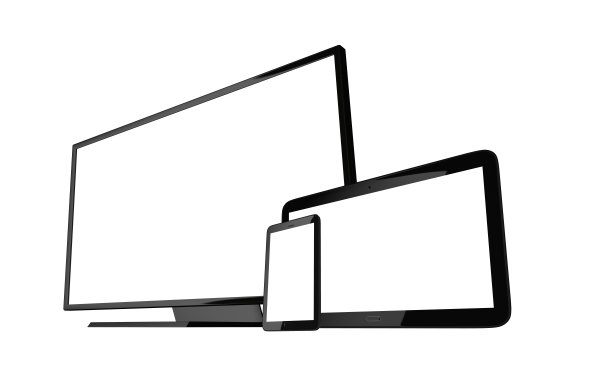 显示器，平板电脑和手机图片下载