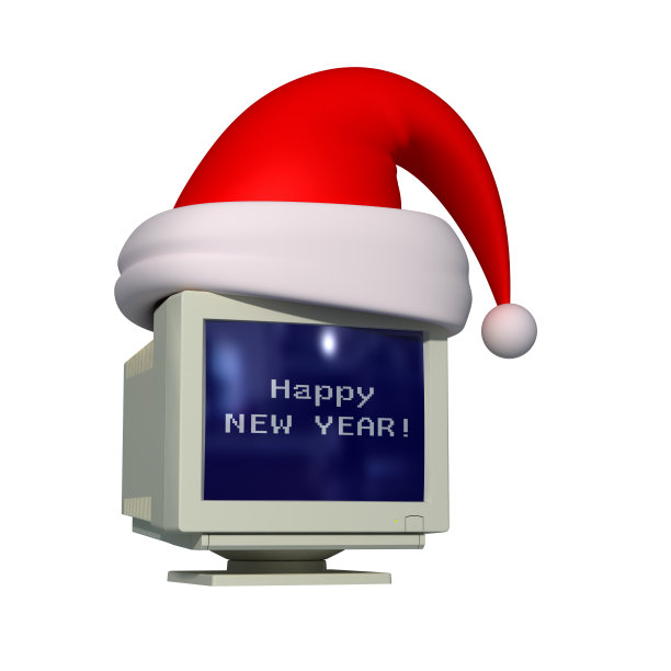 新年与电脑图片下载