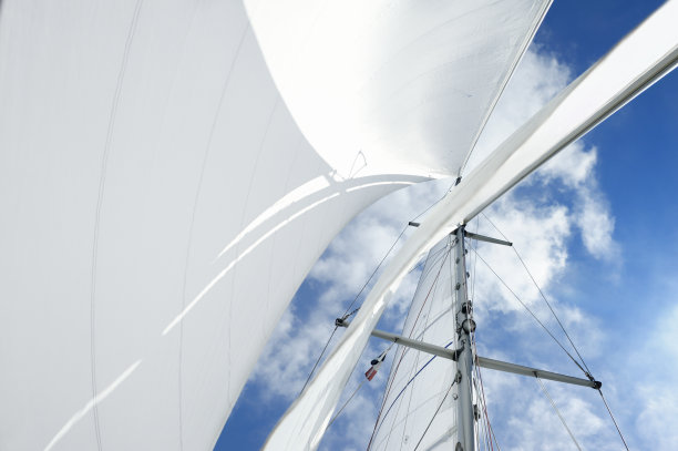 白色的帆图片下载