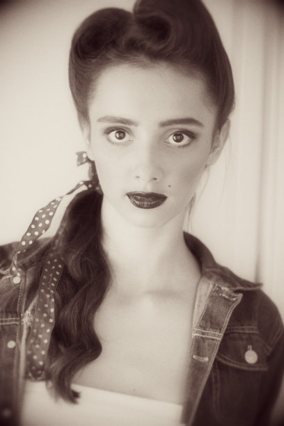 黑白人像图片下载