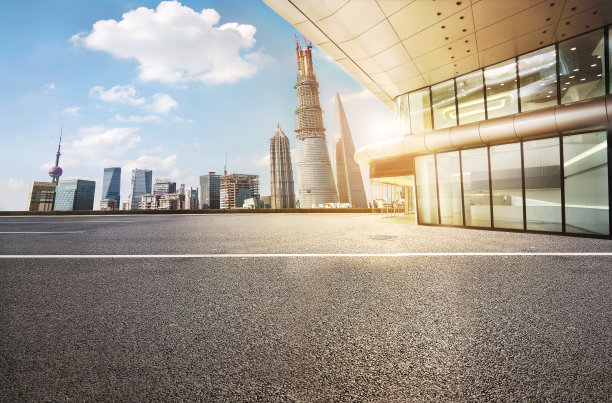 城市建设与道路，上海，中国图片下载