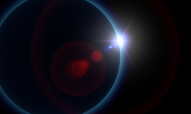 空间的日出图片下载