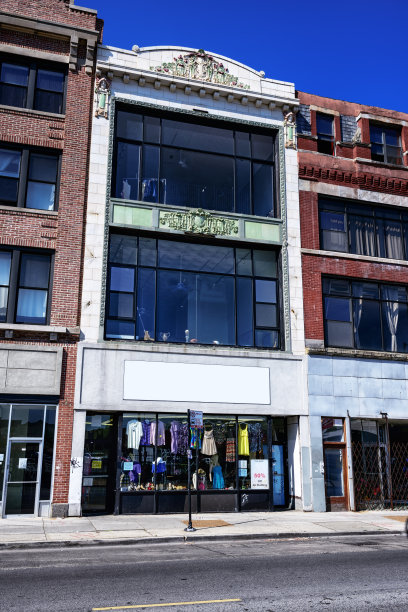 芝加哥柳条公园的华丽旧货店图片下载