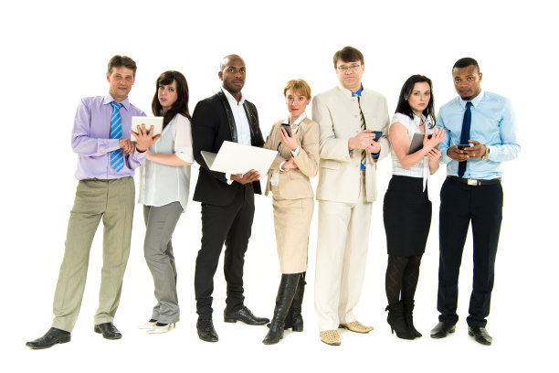 拥有技术的商业人士图片下载