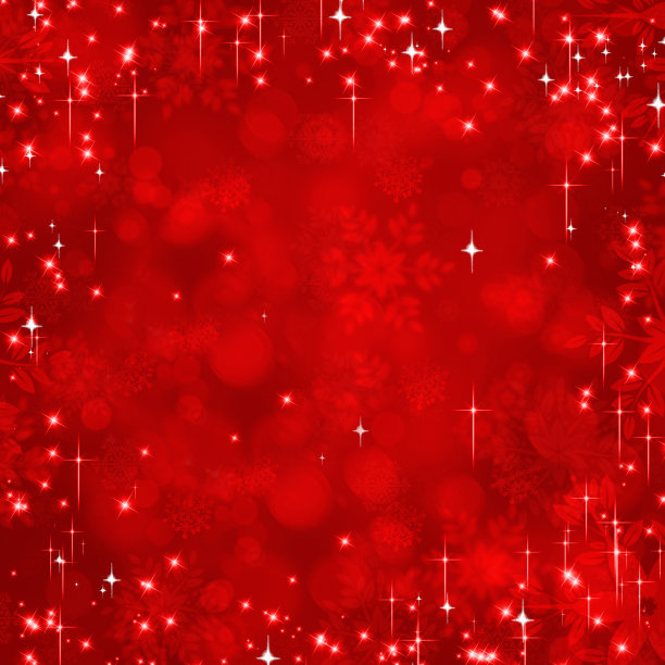 红色抽象圣诞背景素材图片