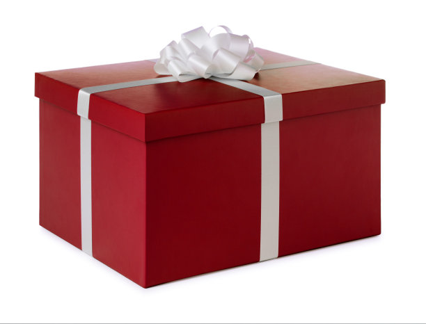 白色的圣诞礼物图片下载